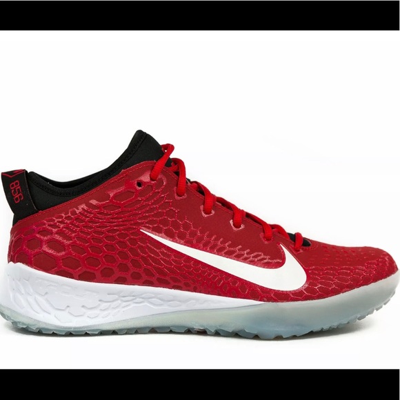 nike force zoom trout 5 turf red